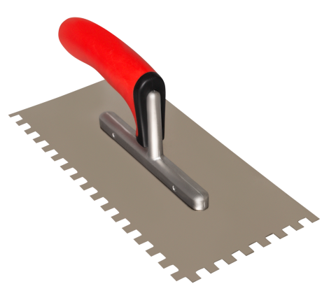 Indien u grotere tegels tot 30x60 cm gaat plaatsen, gebruikt u best een lijmspaan met een vertanding van 8 mm. 