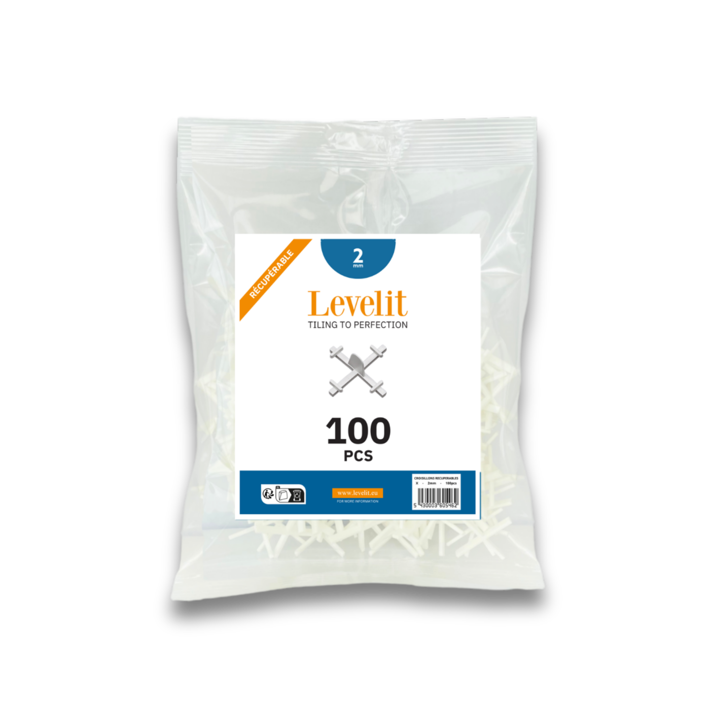 Croisillons récupérables (100 pièces)