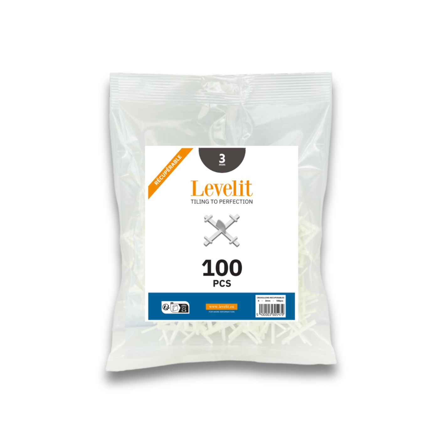 Croisillons récupérables (100 pièces)
