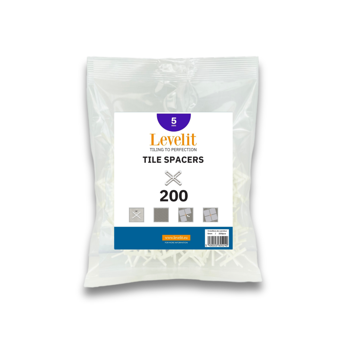 Classic tile spacers (200 pieces)