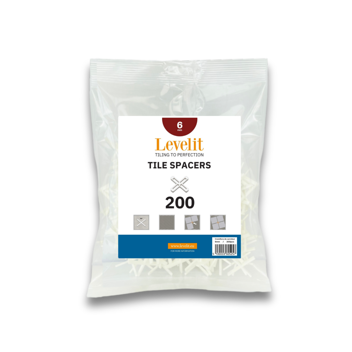 Classic tile spacers (200 pieces)