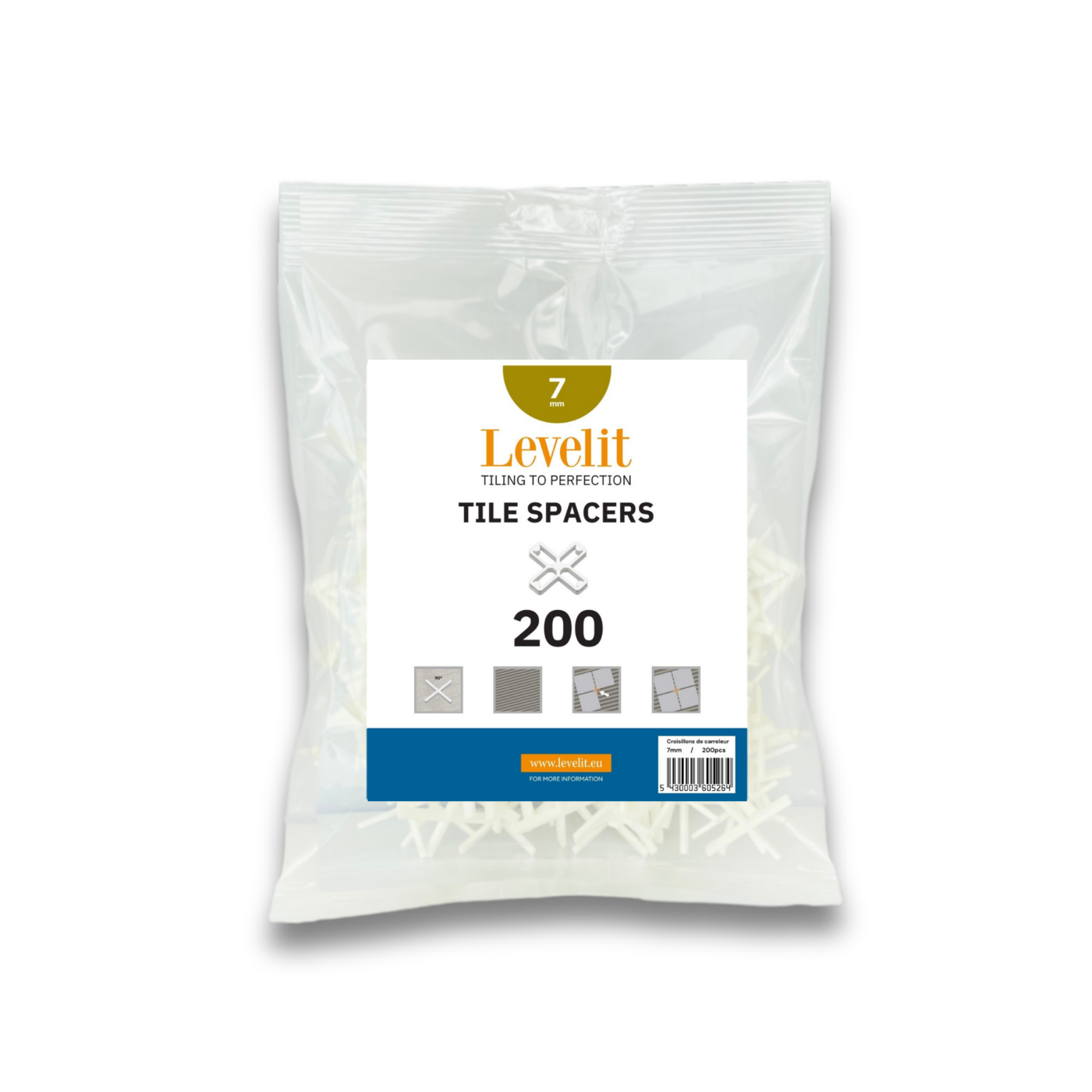 Classic tile spacers (200 pieces)