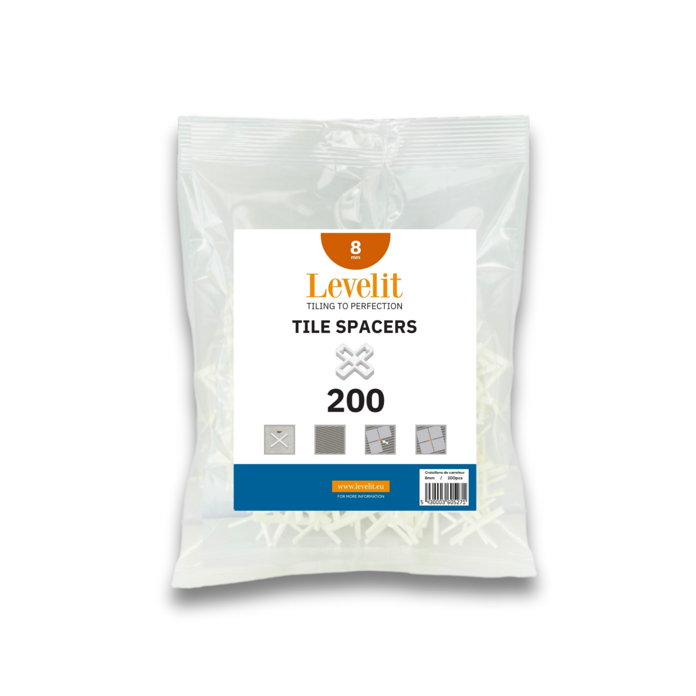 Classic tile spacers (200 pieces)