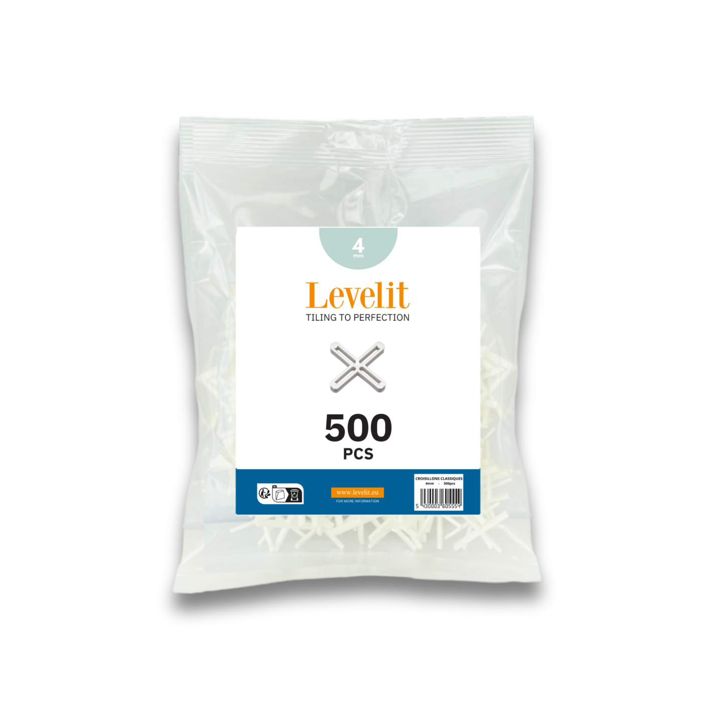 Classic tile spacers (500 pieces)