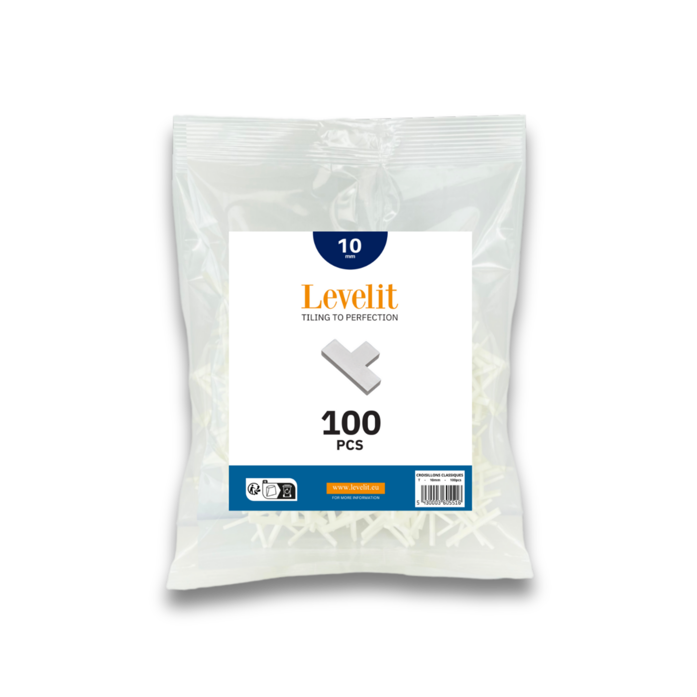Classic T-spacers (100 pieces)